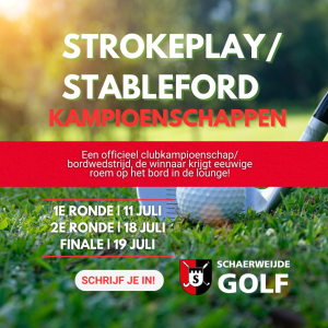 StrokeplayStableford kampioenschappen 2026